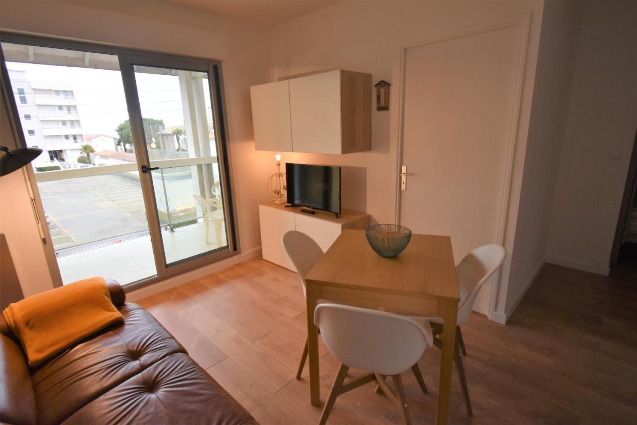 Arcachon - T2 Cabine Renove Avec Balcon Proche Plage Et Centre Ville - Fr-1-420-91 Exteriör bild